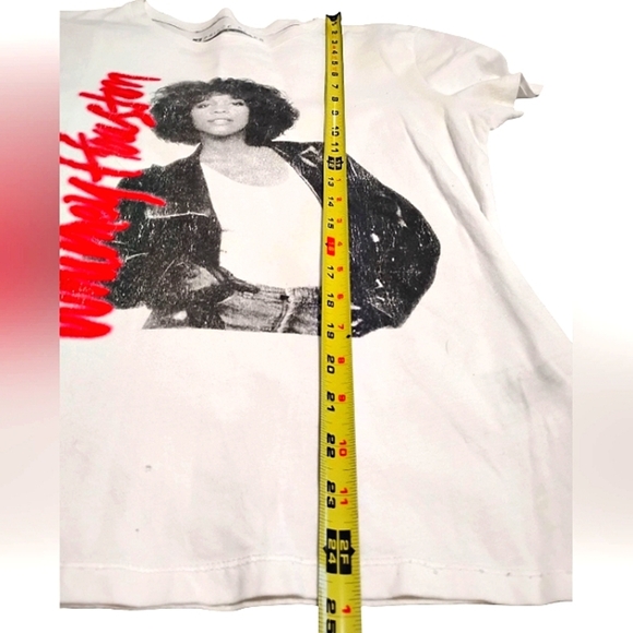 Prince Peter X Whitney Houston |  White T-Shirt | Size Medium - Picture 3 of 5
